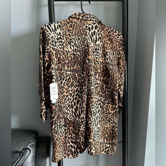 Leopard Print Blazer - Macy’s (Brand New) - Size Small - Picture 4 of 5